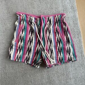 Size 42 Isabel Etoile Marant 
Striped Pink Multicolor Women's Casual Shorts